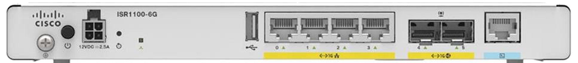 Cisco ISR1100-6G wired router Gigabit Ethernet Grey - TechForGood