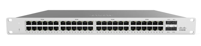 Cisco Meraki MS120-48FP Managed L2 Gigabit Ethernet (10/100/1000) Power over Ethernet (PoE) 1U Grey