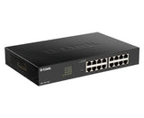 D-LINK 16x 1G RJ-45 | 32 Gbps | 23.81 Mpps | VLAN | 280x180x44 mm (DGS-1100-16V2)