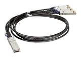 D-LINK 40G Passive QSFP+ to four 10G SFP+ Twinaxial Direct Attach Cable | 1m (DEM-CB100QXS-4XS)