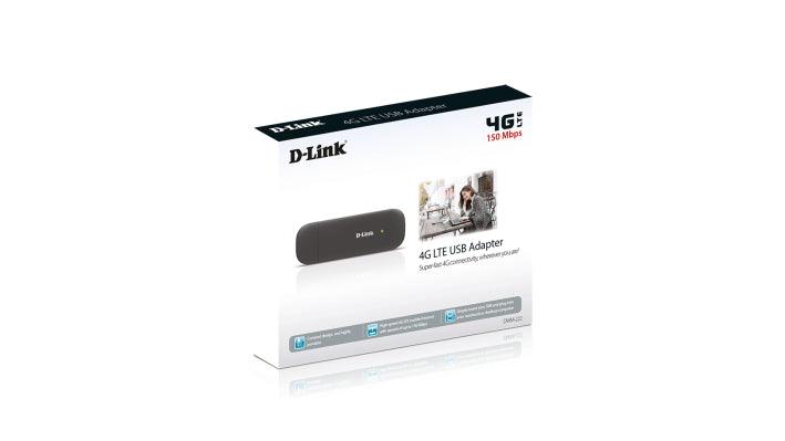 D-LINK 4G LTE | USB 2.0 | SIM | microSD | 103 x 34 x 11.5 mm | 33 g (DWM-222)