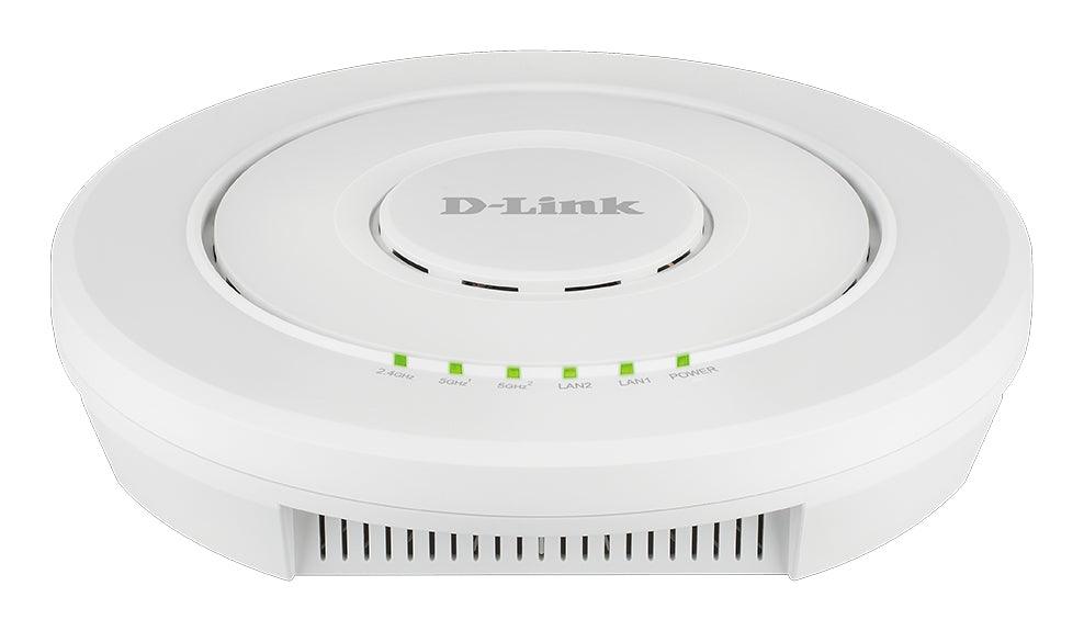 D-LINK DWL-7620AP | AC2200 | 2.4|5 GHz | 2x2 MIMO | 2x 10|100|1000BASE‑T LAN | IEEE 802.11b|g|n|ac | 32 SSIDs | PoE | 205x39 mm (DWL-7620AP)