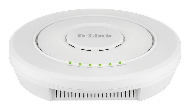 D-LINK DWL-7620AP | AC2200 | 2.4|5 GHz | 2x2 MIMO | 2x 10|100|1000BASE‑T LAN | IEEE 802.11b|g|n|ac | 32 SSIDs | PoE | 205x39 mm (DWL-7620AP)