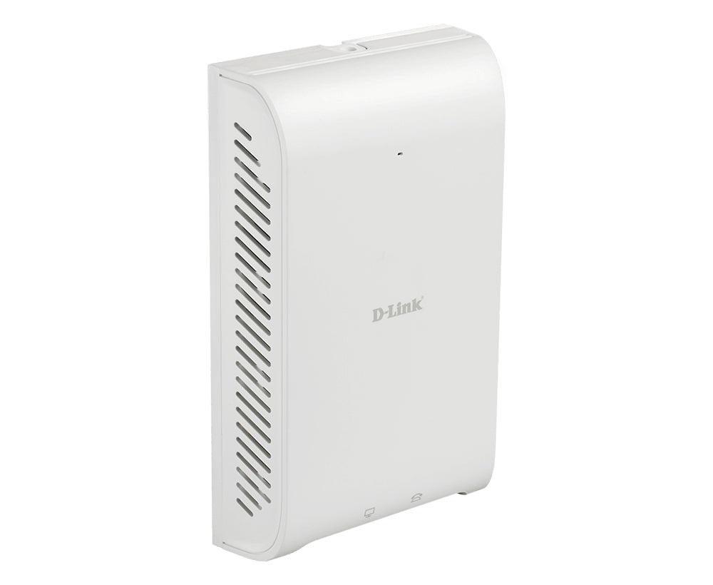 D-LINK Nuclias Connect AC1200 Wave 2 Wall-Plate Access Point | 300Mbps | 867Mbps | 802.3af (DAP-2620)