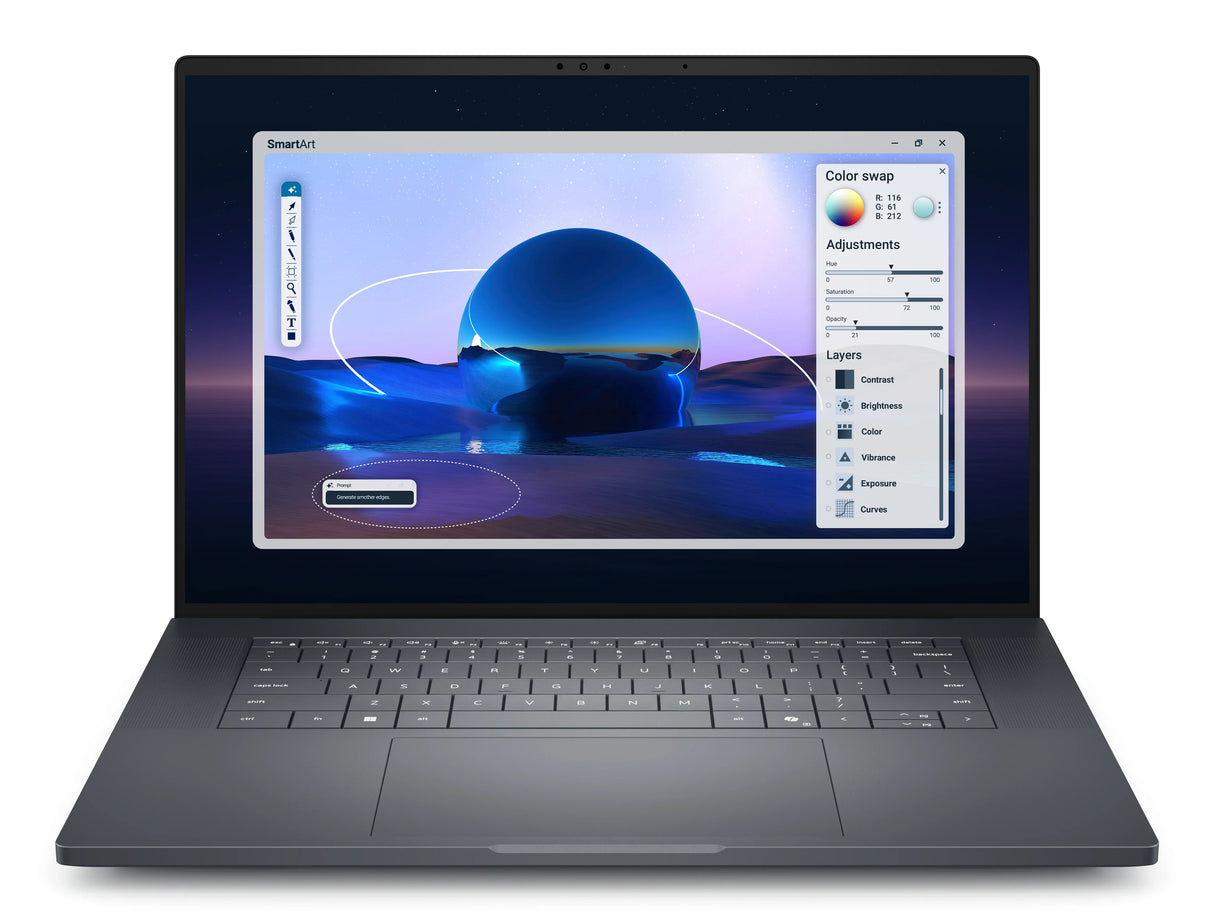 DELL MA16250 Laptop – Intel Core Ultra 7 265H / 32GB / 1TB SSD / NVIDIA RTX PRO 1000 Blackwell – Sustainable Business Laptop