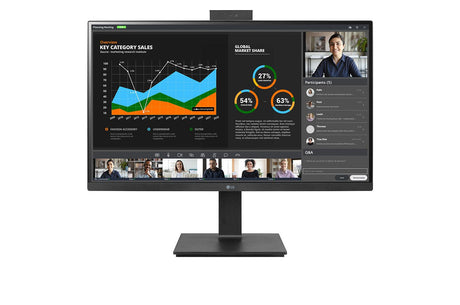 LG computer monitor (27") Quad HD LED Black