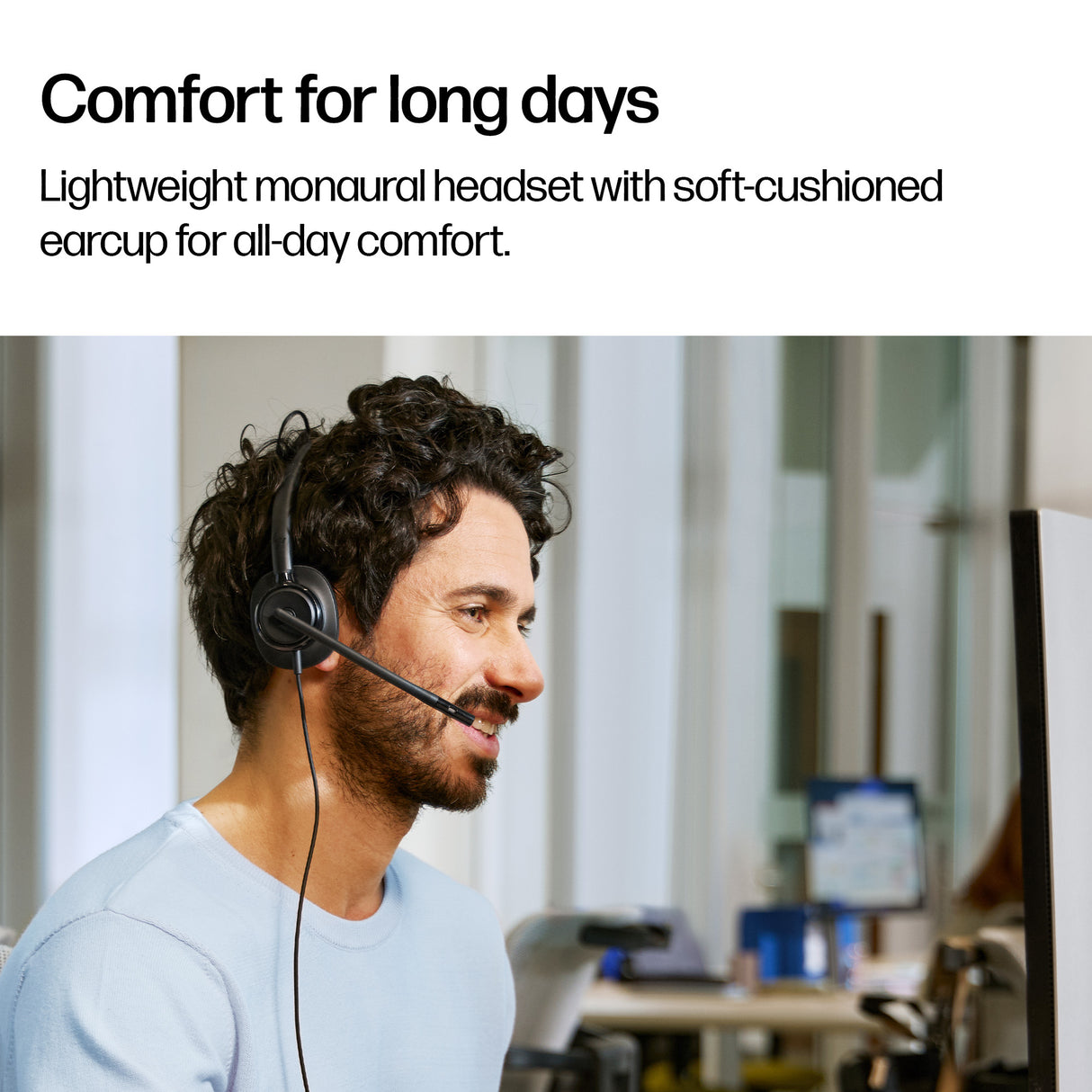 POLY MISSION 415 – Wired (USB-A) / Mono / Office – Head-band Headset