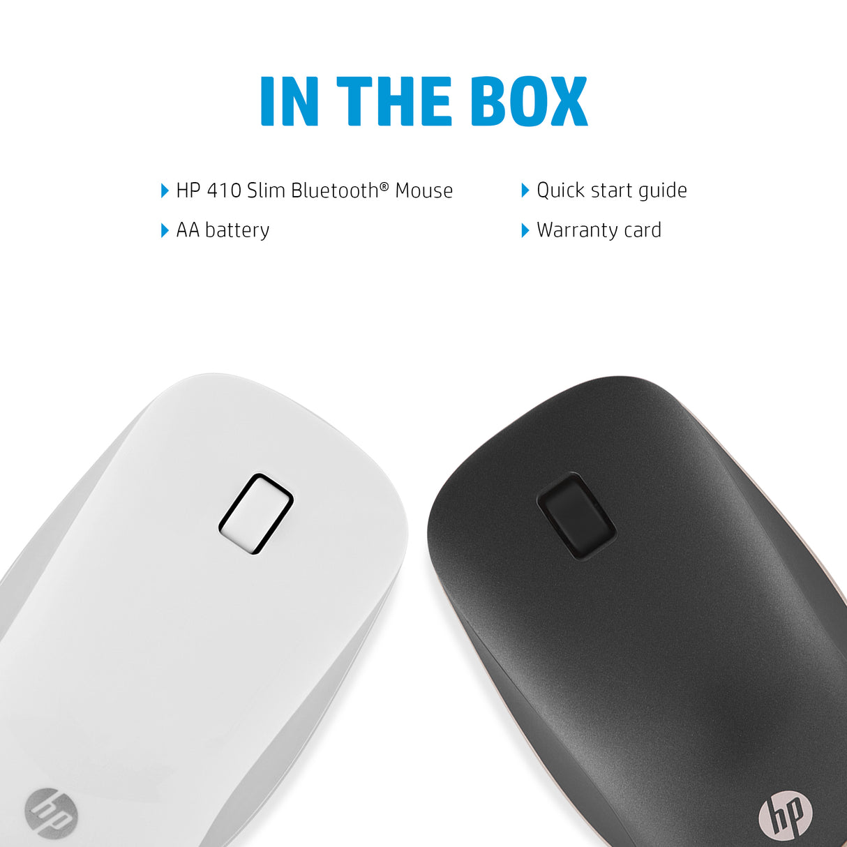 HP 410 – Bluetooth / 1600 DPI / Long Battery Life – Office Wireless Mouse
