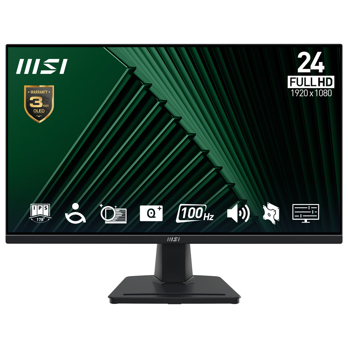 MSI MP245G Monitor – 23.8" / Full HD / IPS / 100Hz – Business Monitor