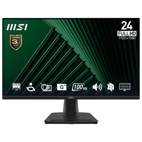 MSI MP245G Monitor – 23.8" / Full HD / IPS / 100Hz – Business Monitor