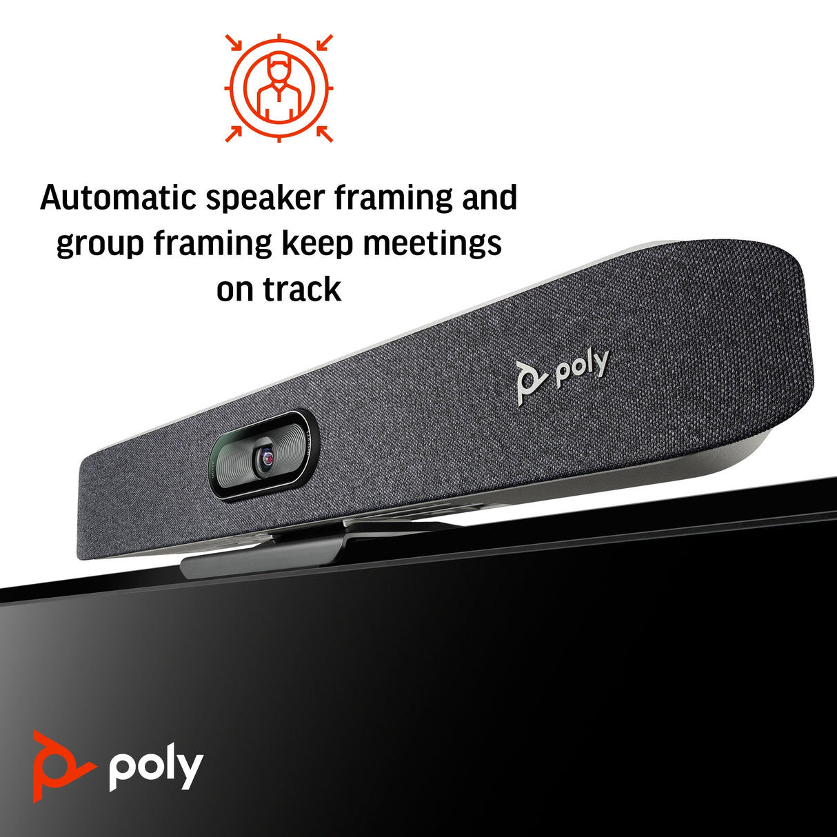 POLY Studio X30 All-In-One TC8 Controller Kit Video Collaboration Bar