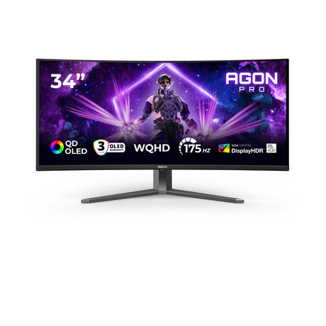 AOC AG346UCD Monitor – 34" / WQHD / OLED / 175Hz – Gaming Monitor