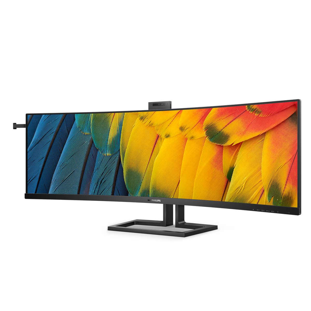 PHILIPS 6000 series LED display (44.5") UltraWide Dual Quad HD LCD Black