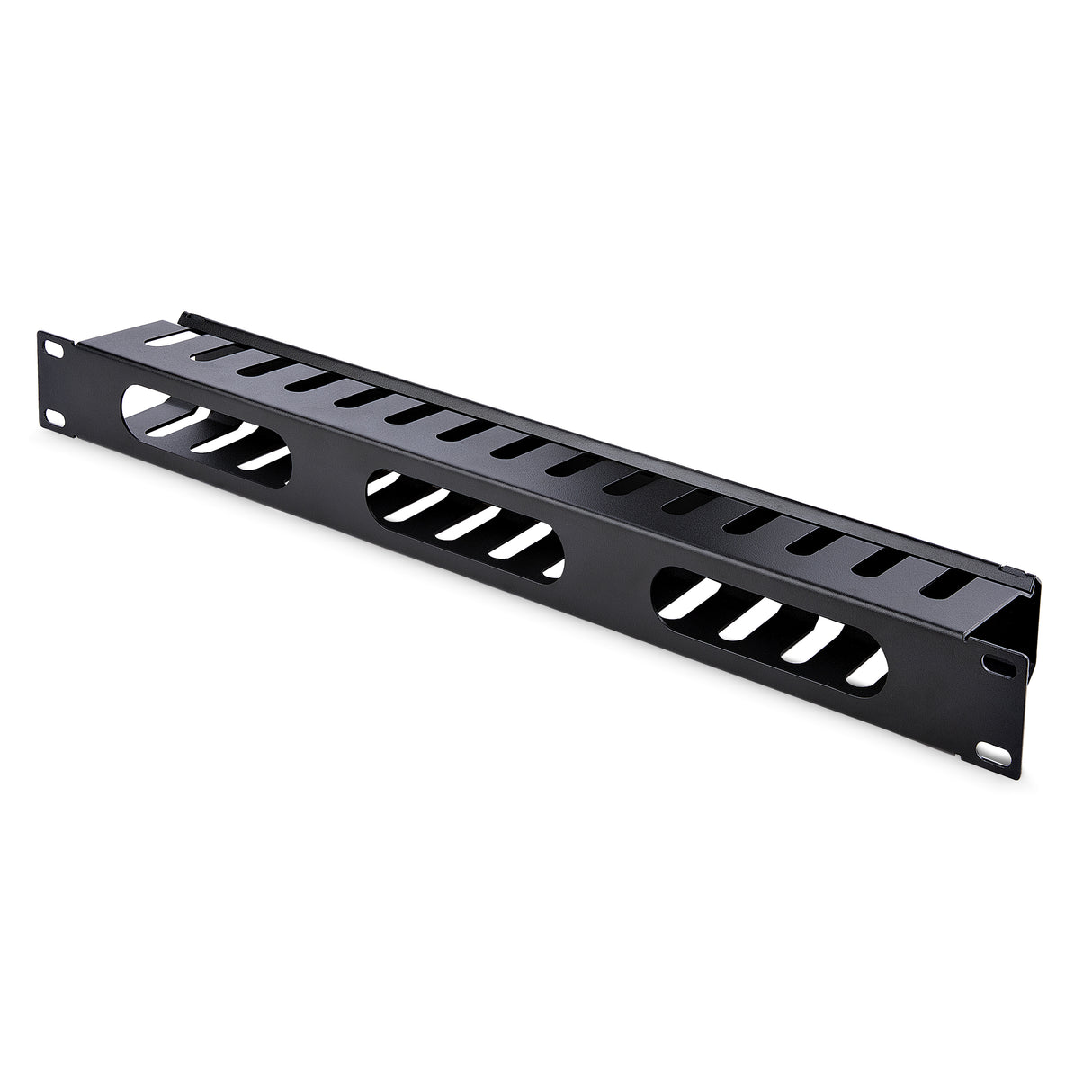 STARTECH Horizontal 1U Server Rack Cable Management Finger Duct w| Cover - 19" Network Rack Wire Duct Raceway Panel - Slotted Wire Duct (CMDUCT1UX) (CMDUCT1UX)