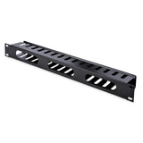 STARTECH Horizontal 1U Server Rack Cable Management Finger Duct w| Cover - 19" Network Rack Wire Duct Raceway Panel - Slotted Wire Duct (CMDUCT1UX) (CMDUCT1UX)