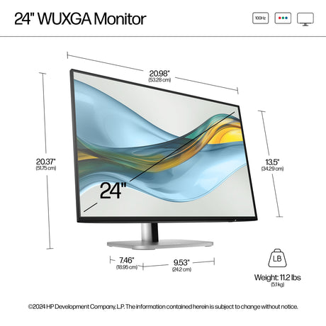 HP Series 5 Pro WUXGA - 524pn Monitor (24")