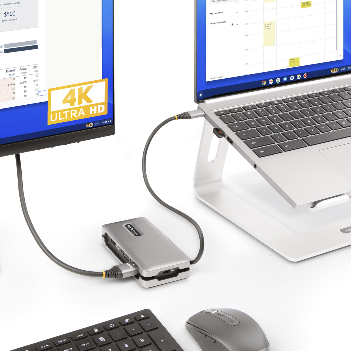 STARTECH USB-C 3-Port Multiport Adapter
