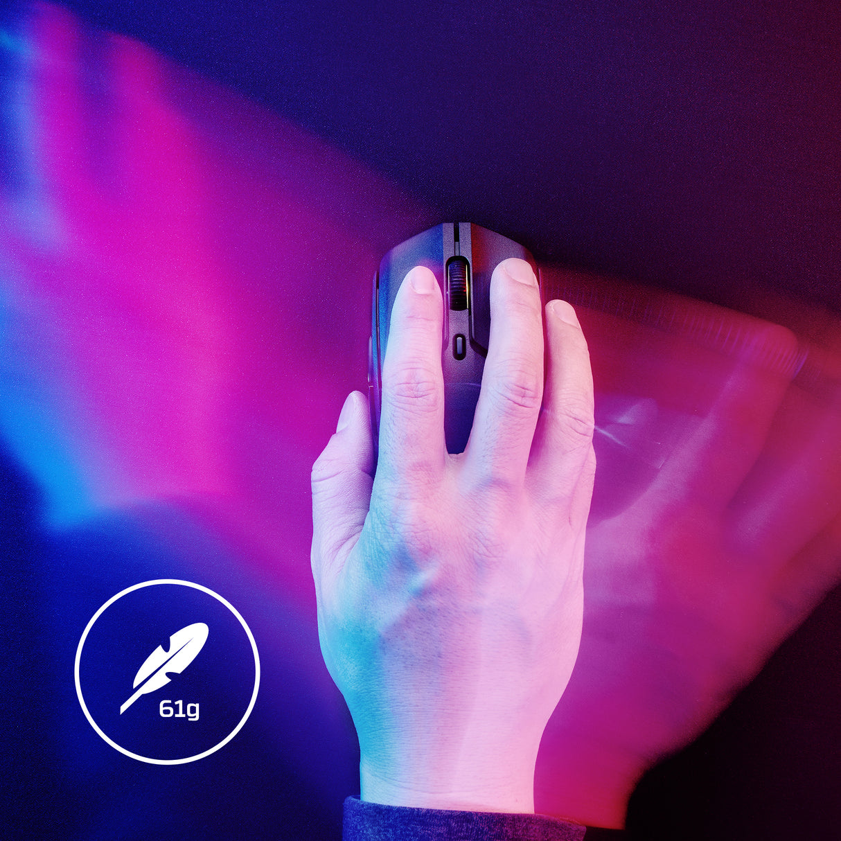 HYPERX Pulsefire Haste 2 – Wireless (Bluetooth + 2.4GHz) / 26000 DPI / Lightweight – Gaming Wireless Mouse