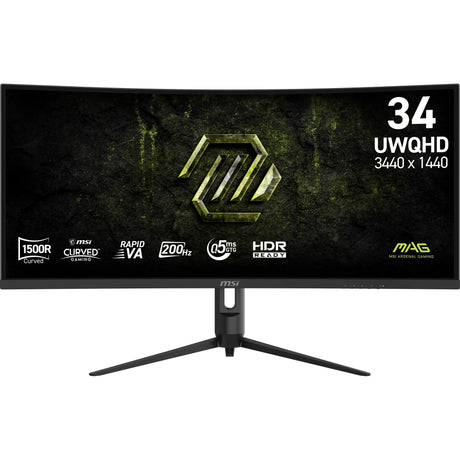 MSI MAG 342CQRF E20 Monitor – 34" / UWQHD / VA / 200Hz – Gaming Monitor