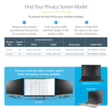 STARTECH 17" 5:4 Computer Monitor Privacy Filter | Anti-Glare Privacy Screen w|51% Blue Light Reduction | Monitor Screen Protector w|+- 30 Deg. Viewing Angle (1754-PRIVACY-SCREEN) (1754-PRIVACY-SCREEN)