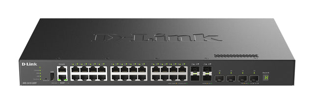 D-LINK Layer 3 Stackable 10 Gigabit Managed Network Switch