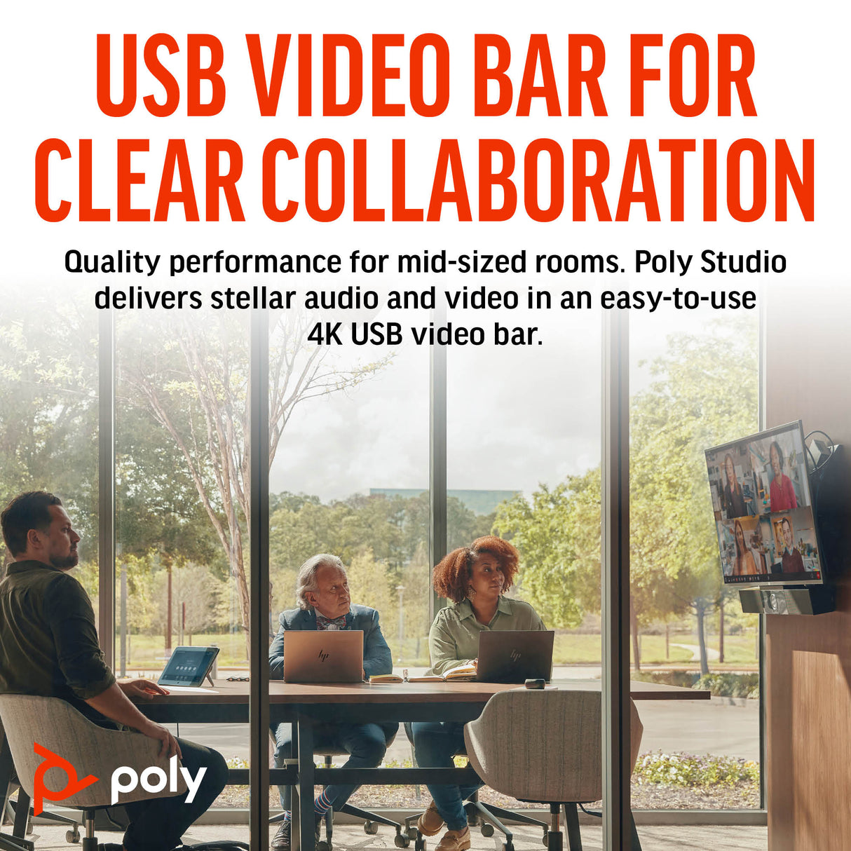 POLY Studio USB Video Conferencing System