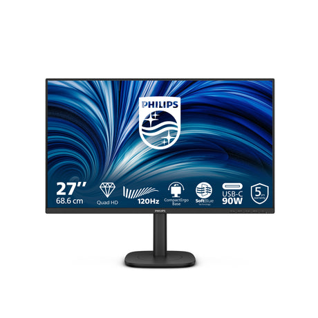 Philips 27B2U3601/75 Monitor – 27" / QHD / IPS / 120Hz – Business Monitor
