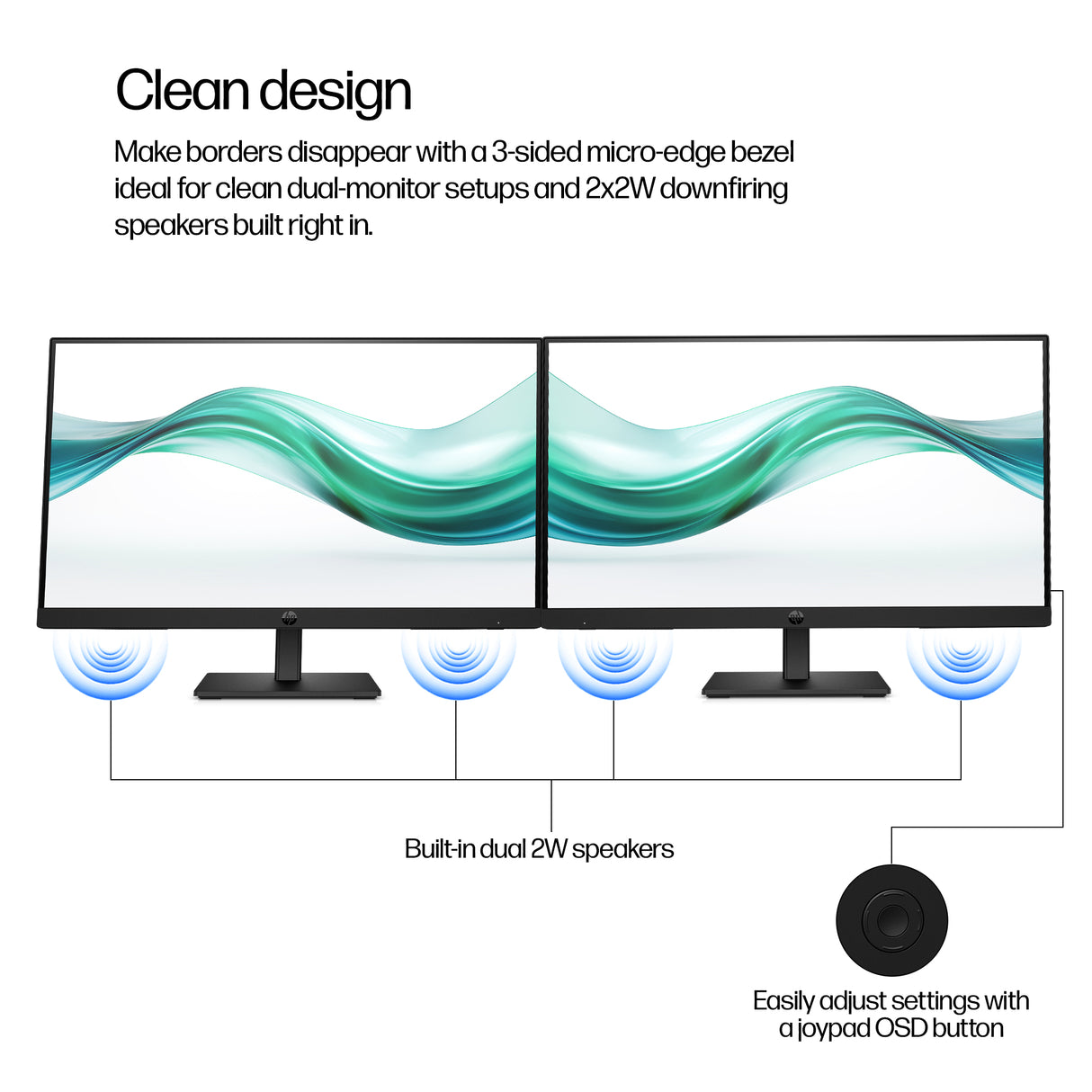 HP B0BN7UT Monitor – 21.5" / Full HD / IPS / 100Hz – Business Monitor