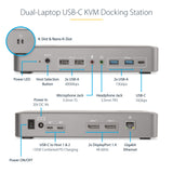 STARTECH Dual-Laptop Docking Station