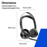 HP POLY VOYAGER FOCUS 2 – Wired USB-C / Office / Over-Ear Headset
