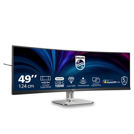 PHILIPS 49B2U5900C Monitor – 48.8" / Dual QHD / IPS / 75Hz – Business Monitor