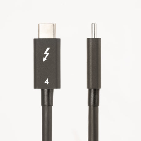 STARTECH 1.6ft (50cm) Thunderbolt 4 Cable - 40Gbps - 100W PD - 4K|8K Video - Thunderbolt Cable - Compatible w|USB 4|Thunderbolt 3|USB 3.2|USB Type-C|DisplayPort (TBLT4MM50CM) (TBLT4MM50CM)