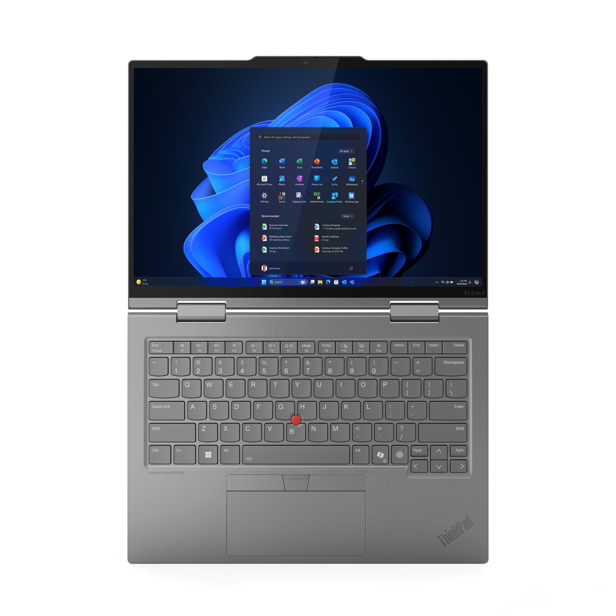LENOVO ThinkPad X1 2-in-1 Gen 10 Laptop – Intel Core Ultra 7 258V / 32GB LPDDR5x / 512GB SSD / Intel Arc Graphics 140V – Sustainable Business Laptop