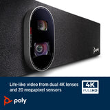 POLY Studio X70 All-In-One TC10 Controller Kit Group Video Conferencing System (8")
