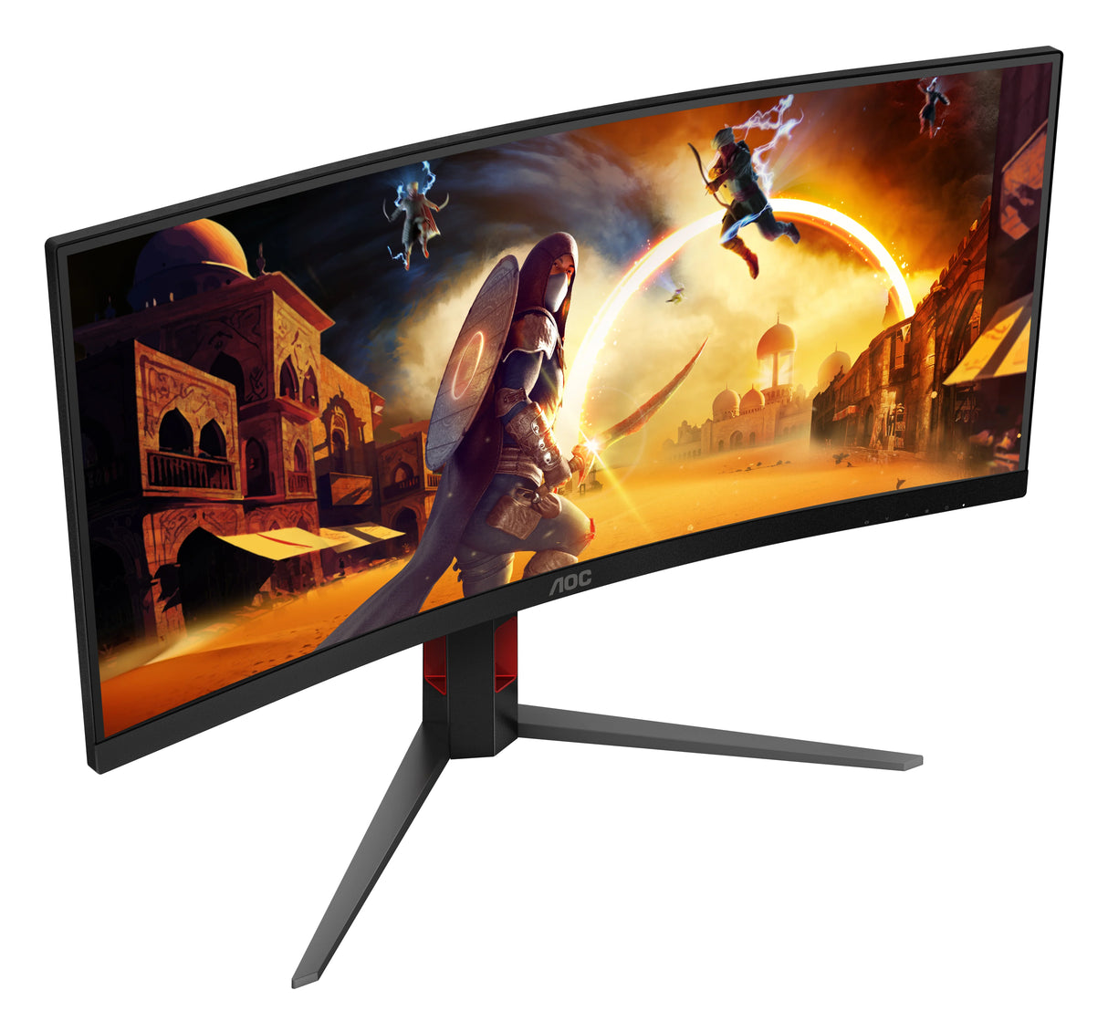 AOC CU34G4 Monitor – 34" / QHD / VA / 180Hz – Gaming Monitor
