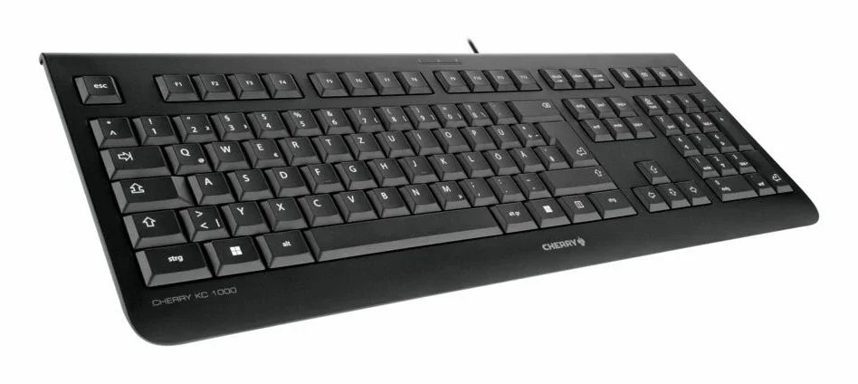 CHERRY KC 1000 – Under-Desk / Standard / Durable Keys – Keyboard Tray