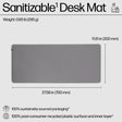 HPE 205 SANITIZABLE DESK MAT – Wired USB / Office / Durable Desk Protector