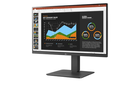 LG computer monitor (23.8") Full HD LED Grey