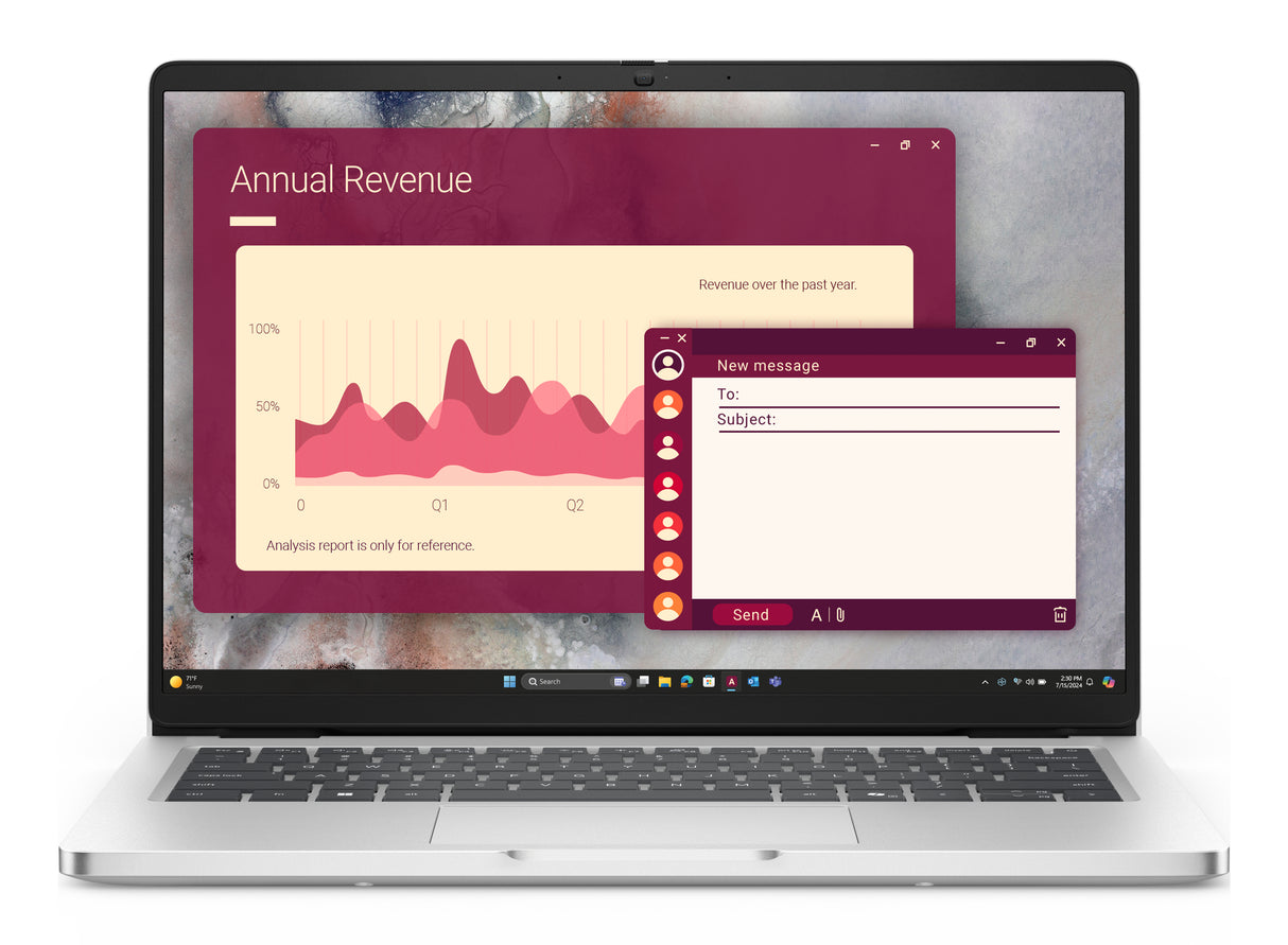 DELL Pro 14 Laptop – Intel Ultra 5 235U / 16GB DDR5 / 512GB SSD / Intel Graphics – Sustainable Business Laptop