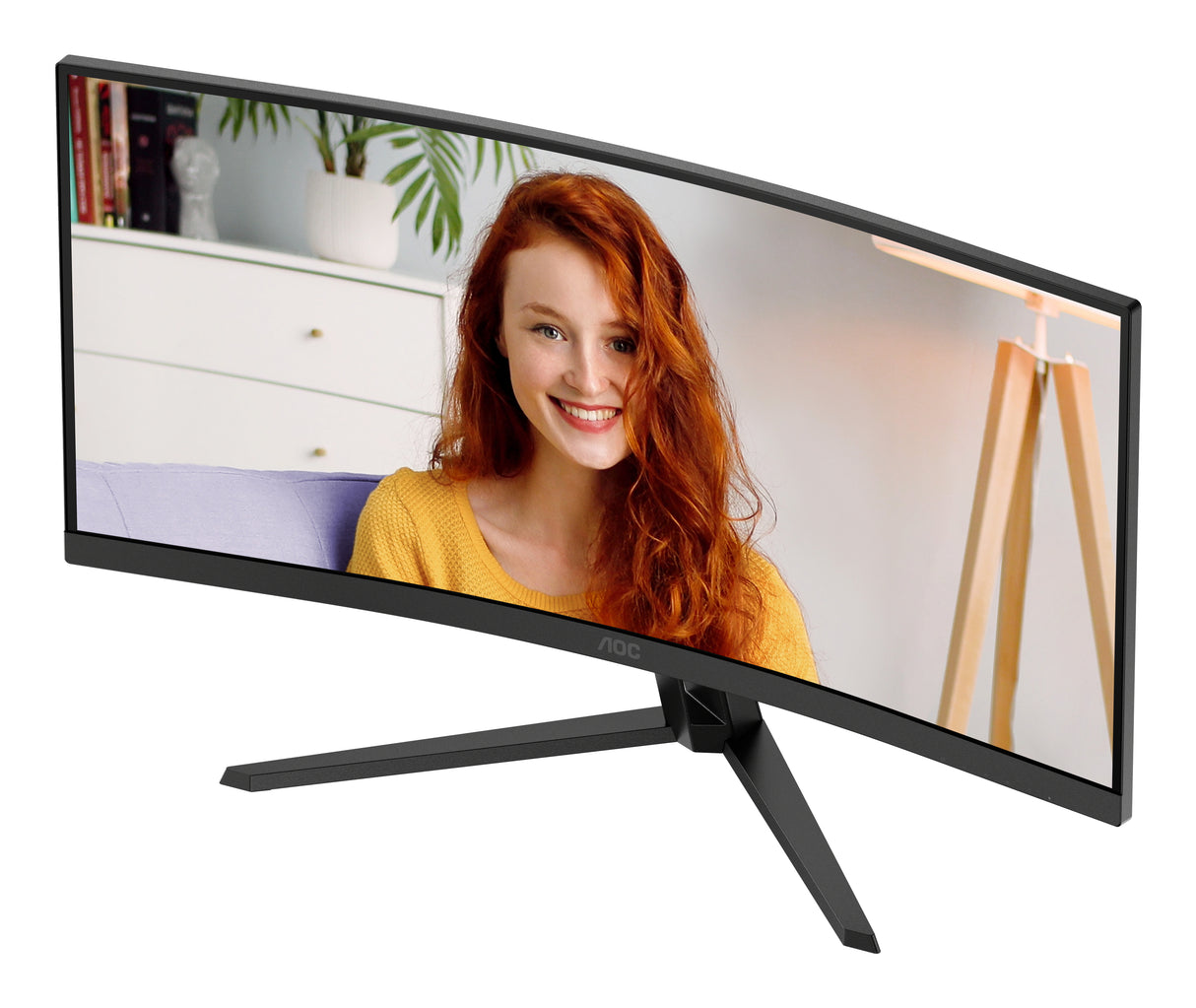 AOC CU34B3E Monitor – 34" / WQHD / VA / 120Hz – Business Monitor