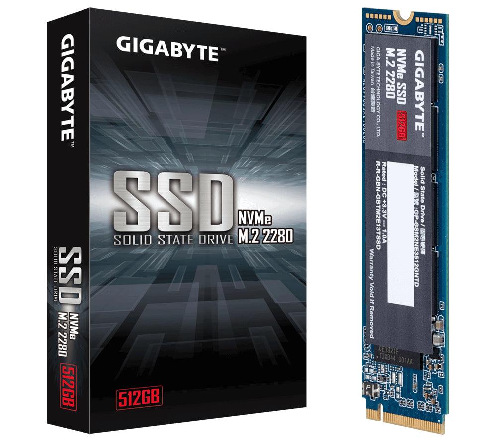 GIGABYTE 512GB | PCI-Express 3.0 x4 | NVMe 1.3 | M.2 (2280) | 1700 | 1550 MB|s (GP-GSM2NE3512GNTD)