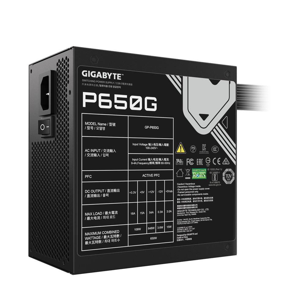 GIGABYTE 650W | ATX | 12V | 80 Plus Bronze (GP-P650G)