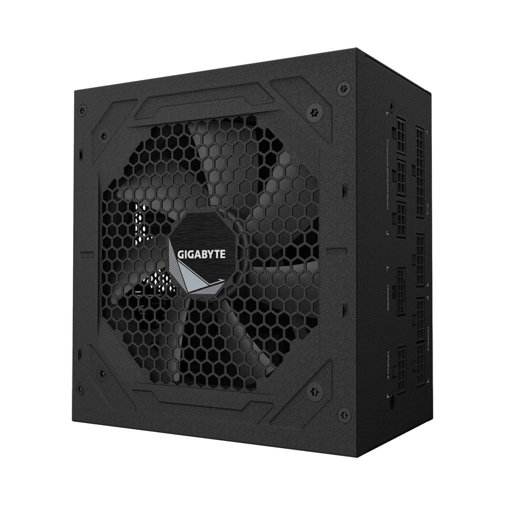 GIGABYTE Active PFC | 100-240 Vac | 12-6A | 60-50 Hz | 750W | 120mm Hydraulic Bearing(HYB)fan | 80 PLUS Gold (GP-UD750GM PG5)