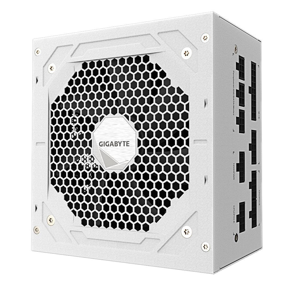GIGABYTE Active PFC | 100-240 Vac | 12-6A | 60-50 Hz | 750W | 120mm Hydraulic Bearing(HYB)fan | 80 PLUS Gold (GP-UD850GM PG5W)