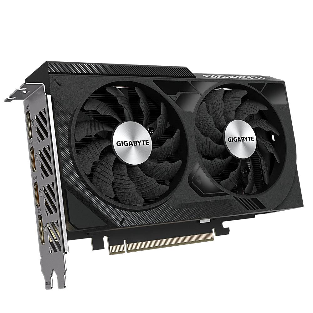 GIGABYTE NVIDIA GeForce RTX 4060 | 2475MHz | 8GB GDDR6 | 128 bit | PCI Express 4.0 | 2 x HDMI (2.1a) | 2 x DP (1.4a) | CUDA | DirectX 12 Ultimate | OpenGL 4.6 (GV-N4060WF2OC-8GD)
