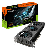 GIGABYTE NVIDIA GeForce RTX 4060 | 2505MHz | 8GB GDDR6 | 128 bit | PCI Express 4.0 | 2 x HDMI (2.1a) | 2 x DP (1.4a) | CUDA | DirectX 12 Ultimate | OpenGL 4.6 (GV-N4060EAGLE OC-8GD)