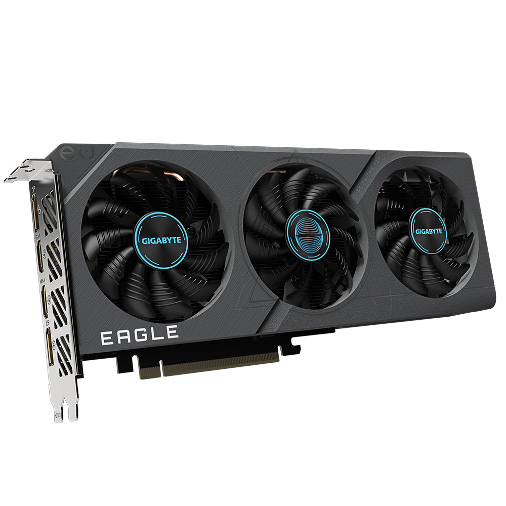 GIGABYTE NVIDIA GeForce RTX 4060 | 2505MHz | 8GB GDDR6 | 128 bit | PCI Express 4.0 | 2 x HDMI (2.1a) | 2 x DP (1.4a) | CUDA | DirectX 12 Ultimate | OpenGL 4.6 (GV-N4060EAGLE OC-8GD)