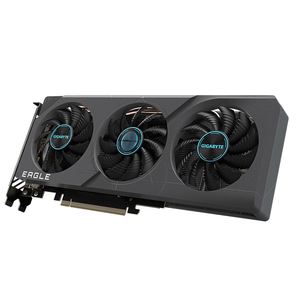 GIGABYTE NVIDIA GeForce RTX 4060 | 2505MHz | 8GB GDDR6 | 128 bit | PCI Express 4.0 | 2 x HDMI (2.1a) | 2 x DP (1.4a) | CUDA | DirectX 12 Ultimate | OpenGL 4.6 (GV-N4060EAGLE OC-8GD)