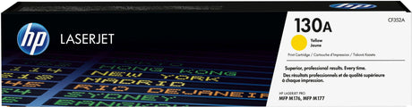 HP 130A Yellow Original LaserJet Toner Cartridge (CF352A)