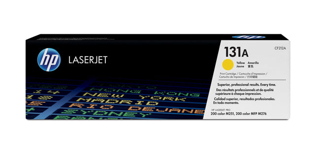 HP 131A Yellow Original LaserJet Toner Cartridge (CF212A)